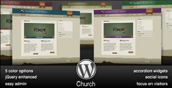 Product picture Wordpress Church